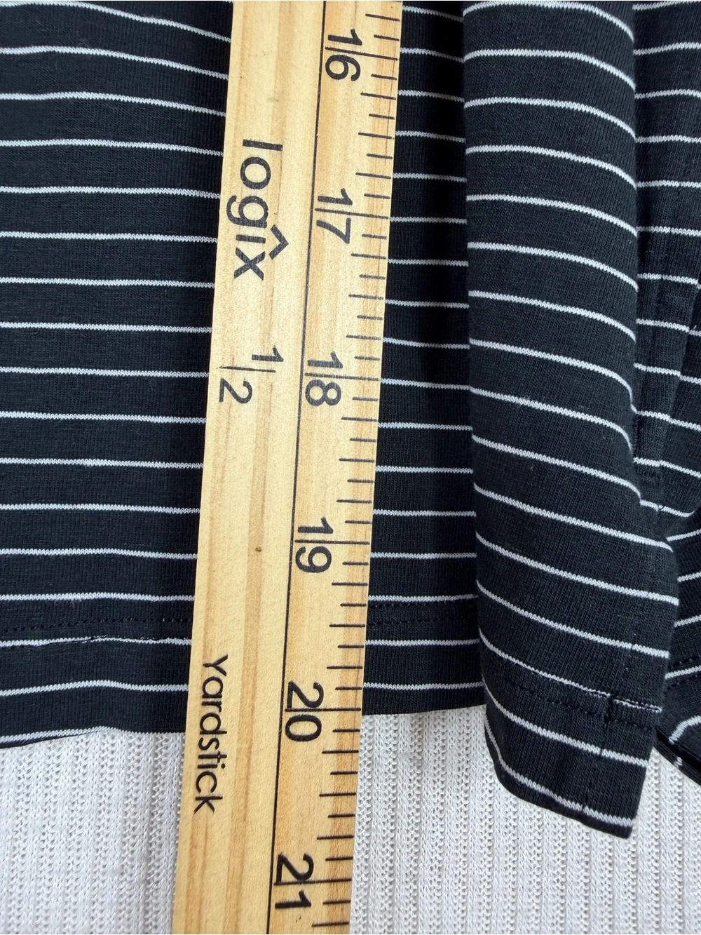 Lululemon Classic-Fit Cotton-Blend Long-Sleeve Striped Shirt Size Medium